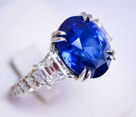 3+ Carat Sapphire Ring